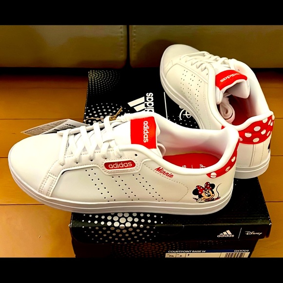 Adidas Minnie Mouse Disney Courtpoint Base Sneaker - Picture 5 of 5